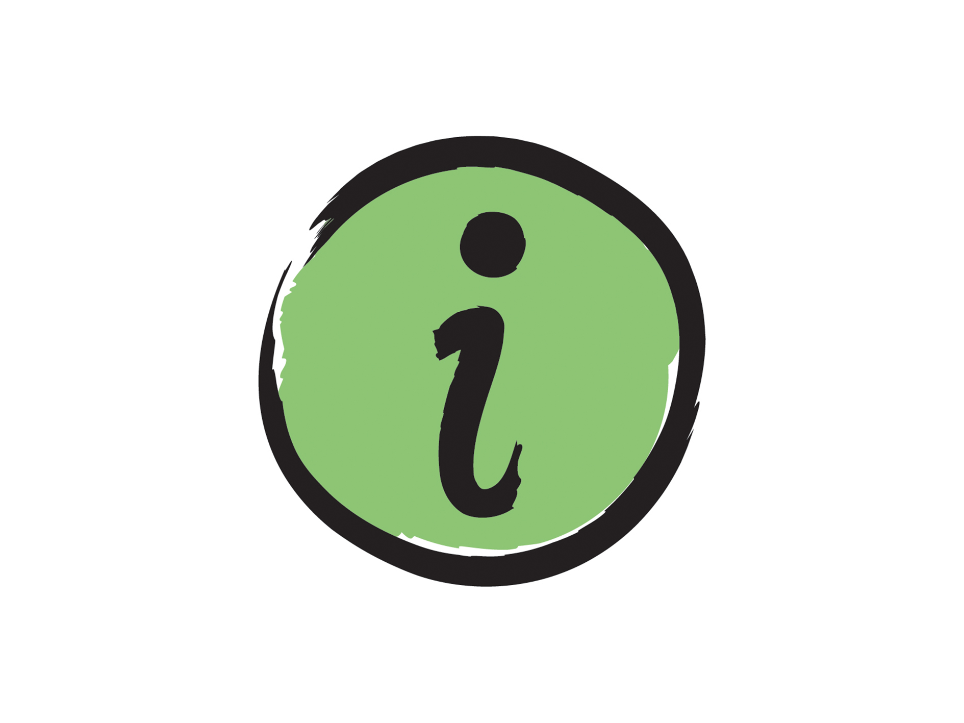 Une icône de la lettre « I » pour « Information ».