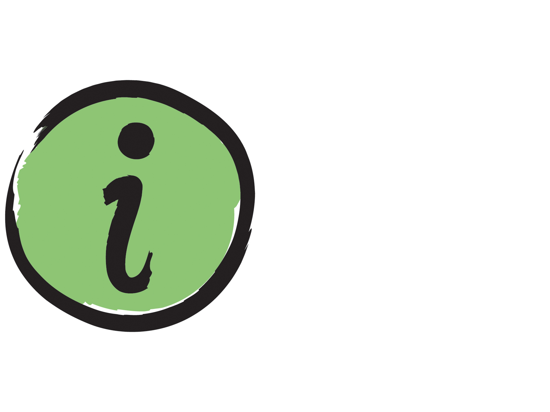 Une icône de la lettre « I » pour « Information ».