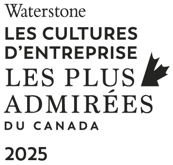 Accréditation Waterstone pour les cultures d'entreprise les plus admirées au Canada en 2025